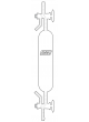 Gas Sampling Tube, 2 way  100ml